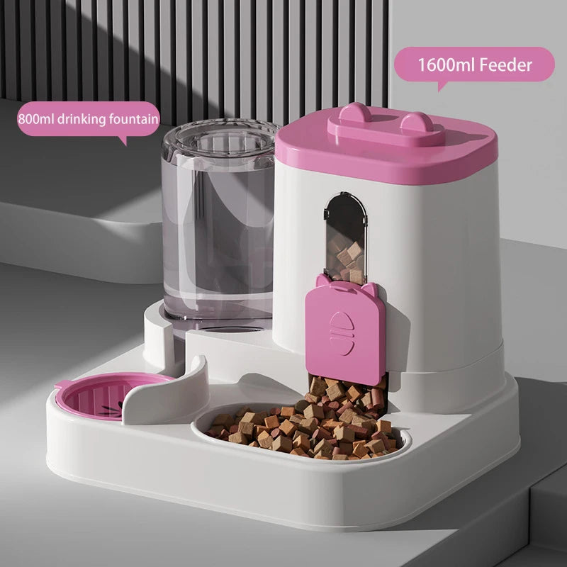 Automatic Large-Capacity Pet Feeder & Water Dispenser