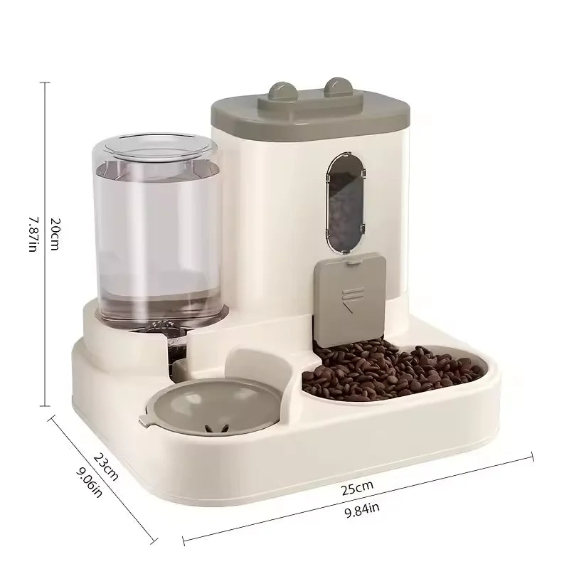 Automatic Large-Capacity Pet Feeder & Water Dispenser