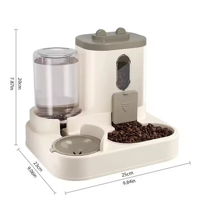 Automatic Large-Capacity Pet Feeder & Water Dispenser