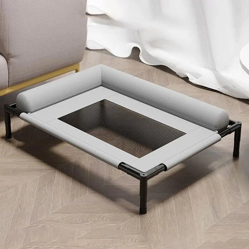 Elevated Mesh Pet Bed with Pillow