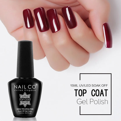 NAILCO 15ML Red Gel Nail Polish