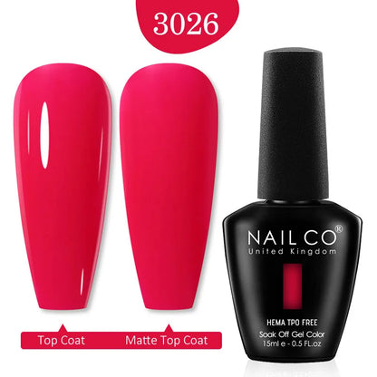 NAILCO 15ML Red Gel Nail Polish