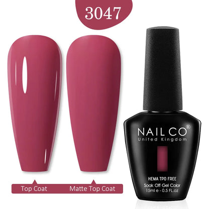 NAILCO 15ML Red Gel Nail Polish