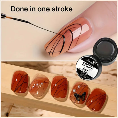 4-Color Nail Art Gel Polish Set