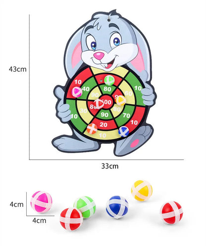 Montessori Cartoon Animal Dart Board Toy