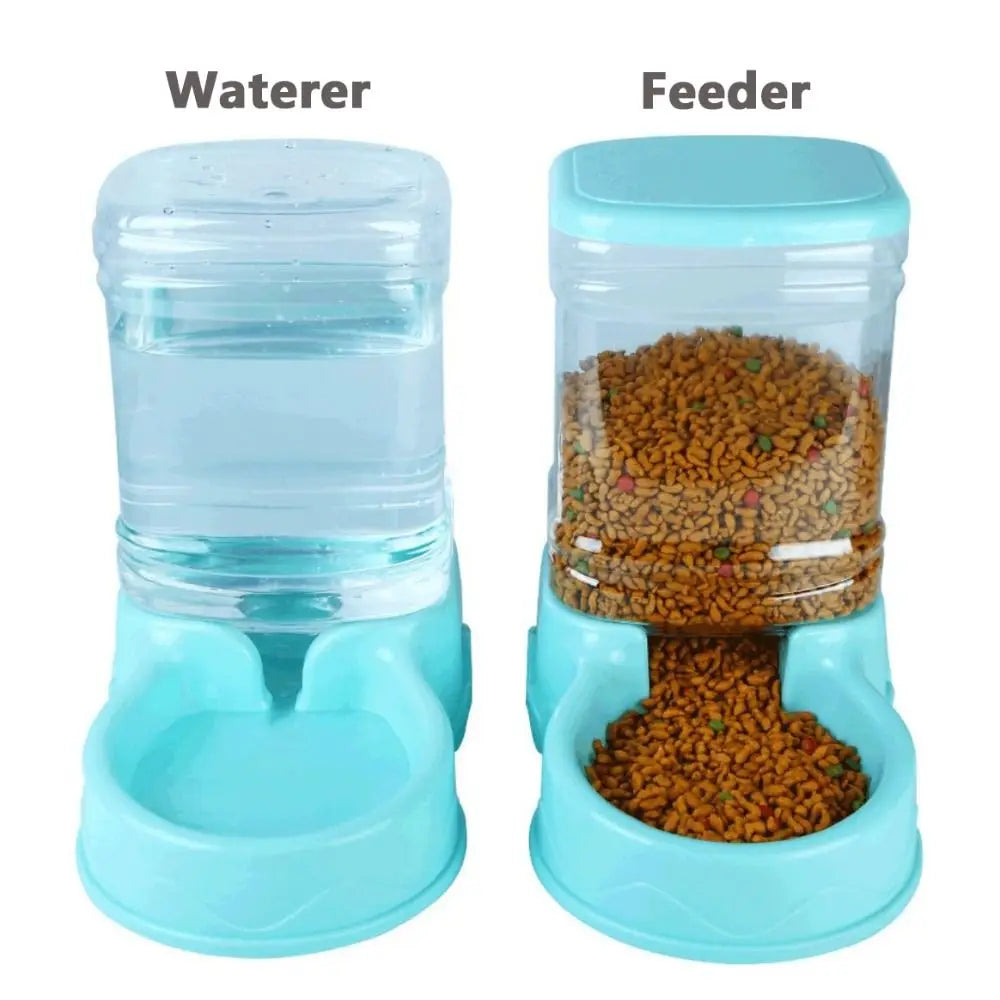 3.8L Automatic Pet Feeder & Water Fountain