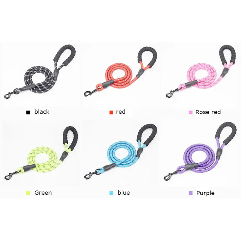 1.5m Reflective Padded Dog Leash
