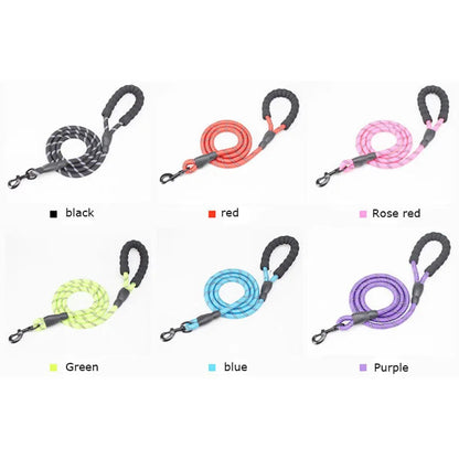 1.5m Reflective Padded Dog Leash