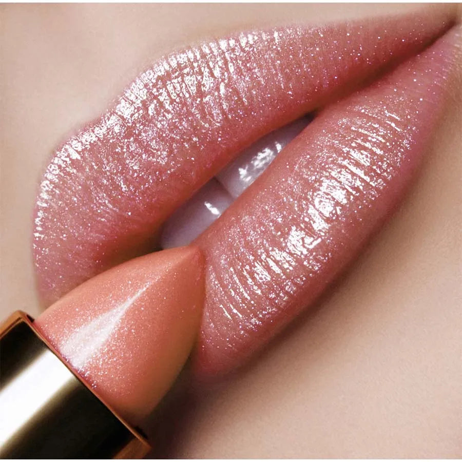 Metallic Red Glitter Lipstick