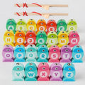 Wooden Educational Fishing Game for Kids