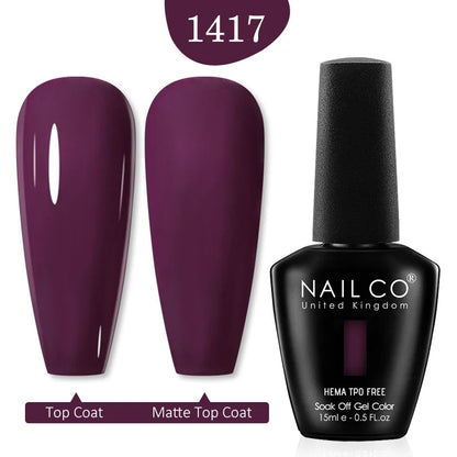 NAILCO 15ML Red Gel Nail Polish