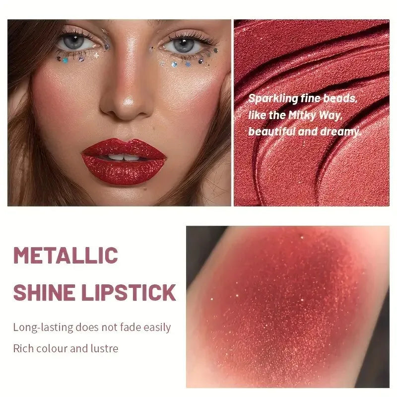 Pearlescent Waterproof Lipstick