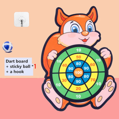 Montessori Cartoon Animal Dart Board Toy