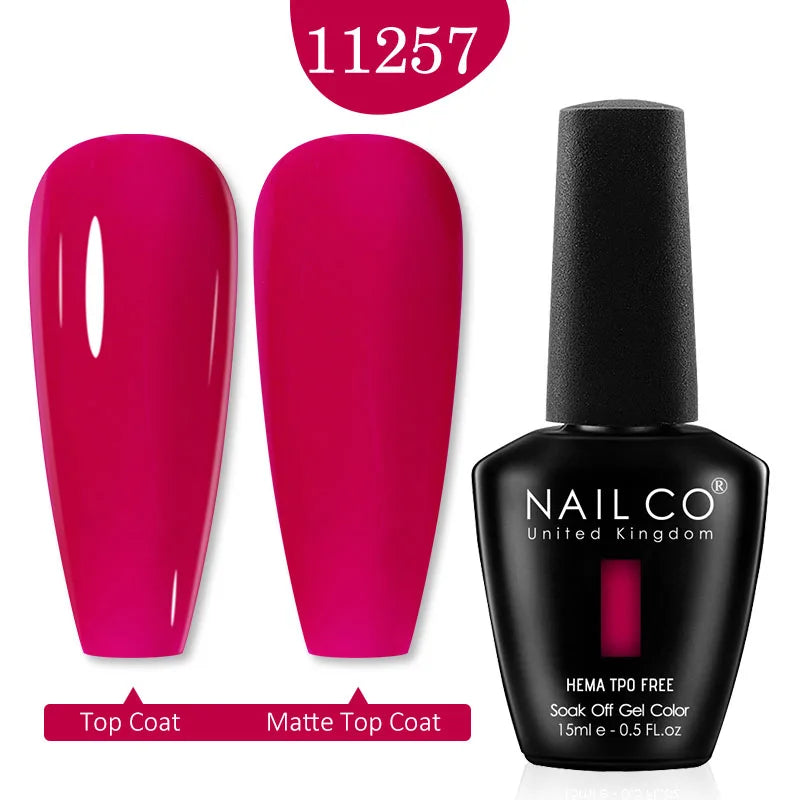 NAILCO 15ML Red Gel Nail Polish