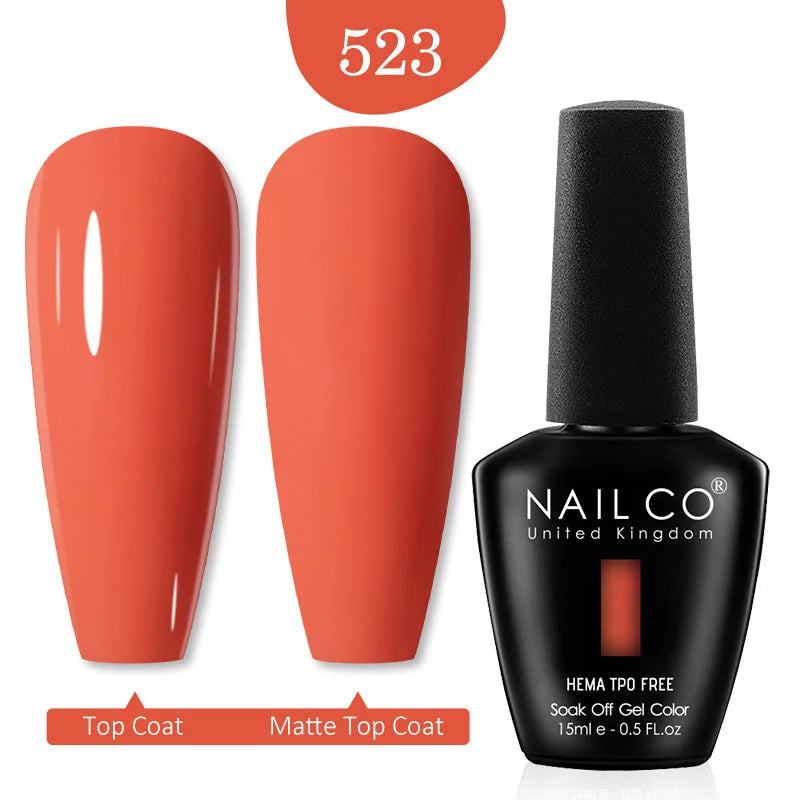 NAILCO 15ML Red Gel Nail Polish