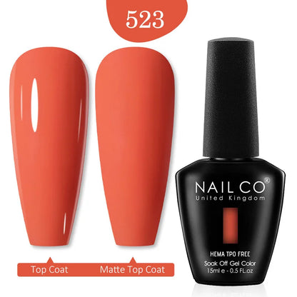 NAILCO 15ML Red Gel Nail Polish