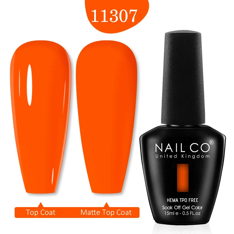 NAILCO 15ML Red Gel Nail Polish