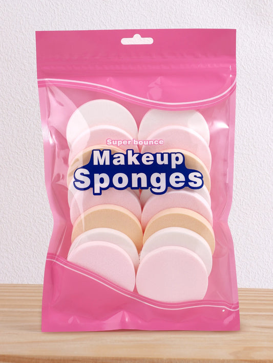 16-Pack Colorful Makeup Sponges