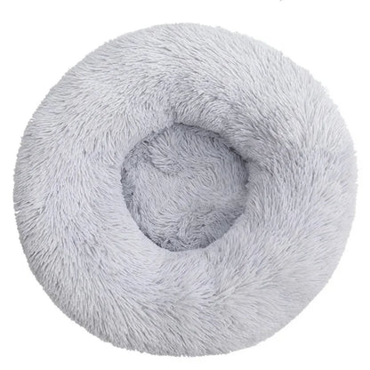 Round Plush Pet Bed – Large & Medium Dogs