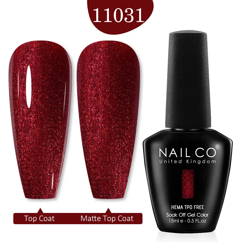 NAILCO 15ML Red Gel Nail Polish