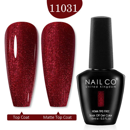 NAILCO 15ML Red Gel Nail Polish