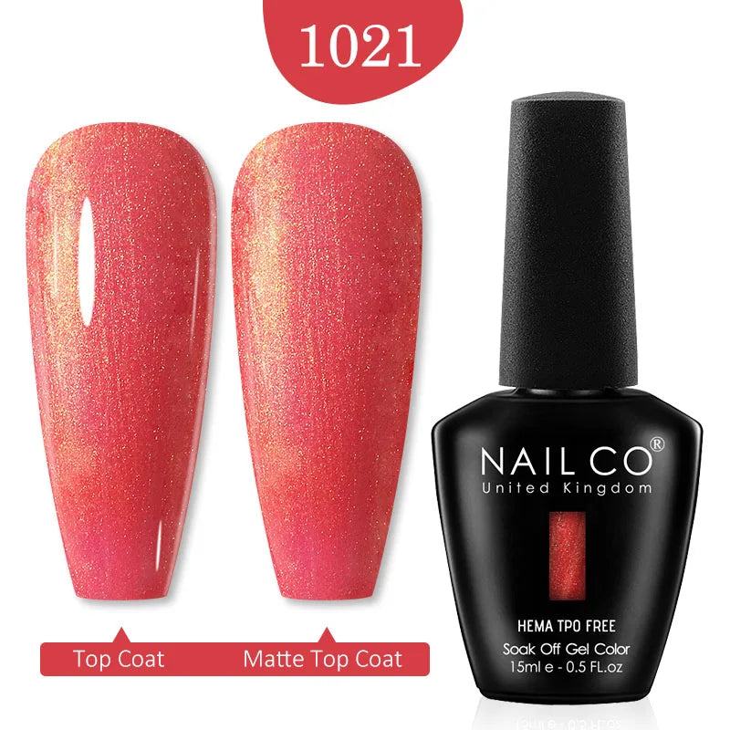 NAILCO 15ML Red Gel Nail Polish