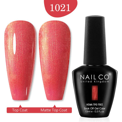NAILCO 15ML Red Gel Nail Polish