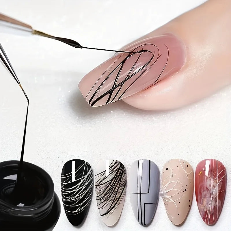 4-Color Nail Art Gel Polish Set