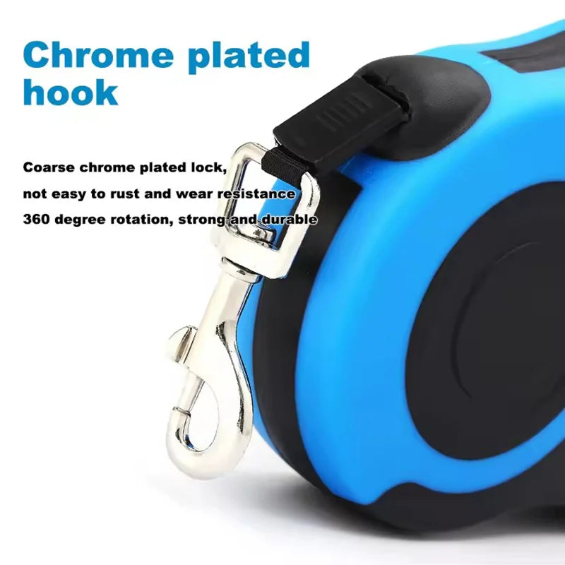 Retractable Dog Leash – Nylon Braided Rope