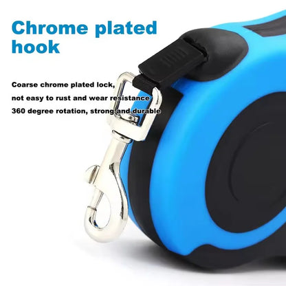 Retractable Dog Leash – Nylon Braided Rope