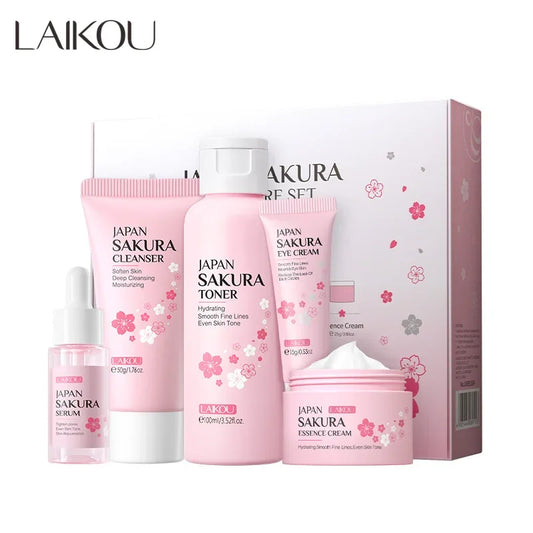 LAIKOU Sakura 5-Piece Skin Care Set