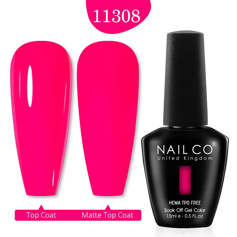 NAILCO 15ML Red Gel Nail Polish
