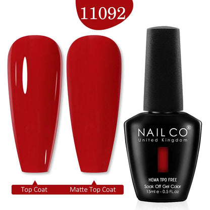 NAILCO 15ML Red Gel Nail Polish