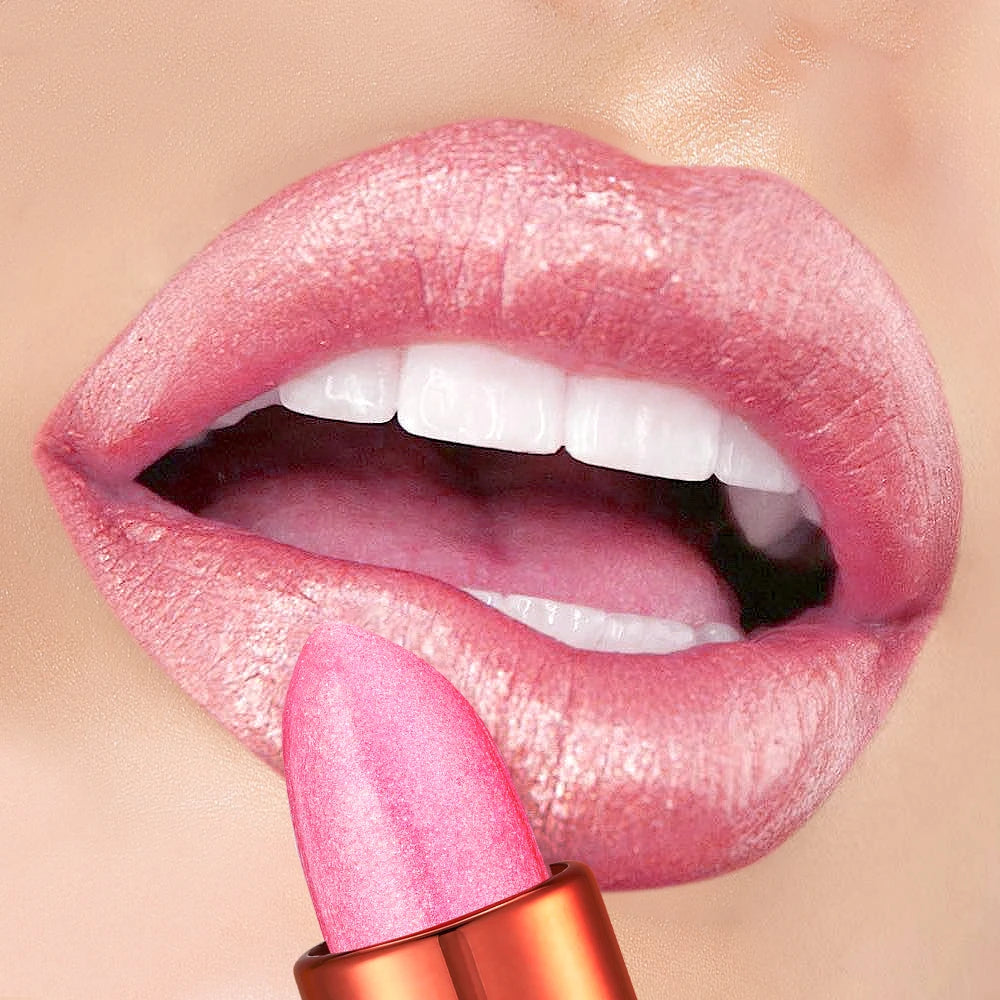 Rose Smoke Glitter Lip Powder