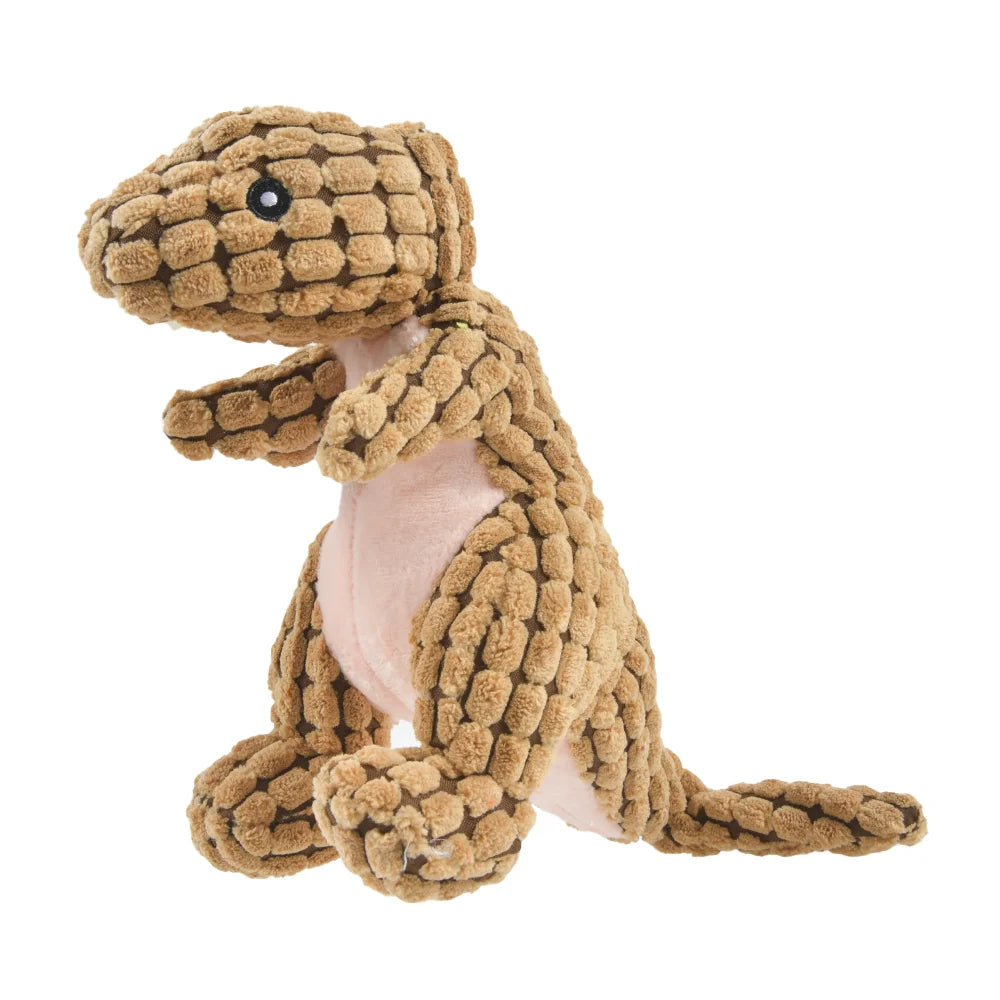 Plush Dinosaur Dog & Cat Toy