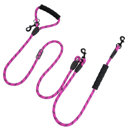 Heavy-Duty 7.8ft Dog Leash with Padded Handle