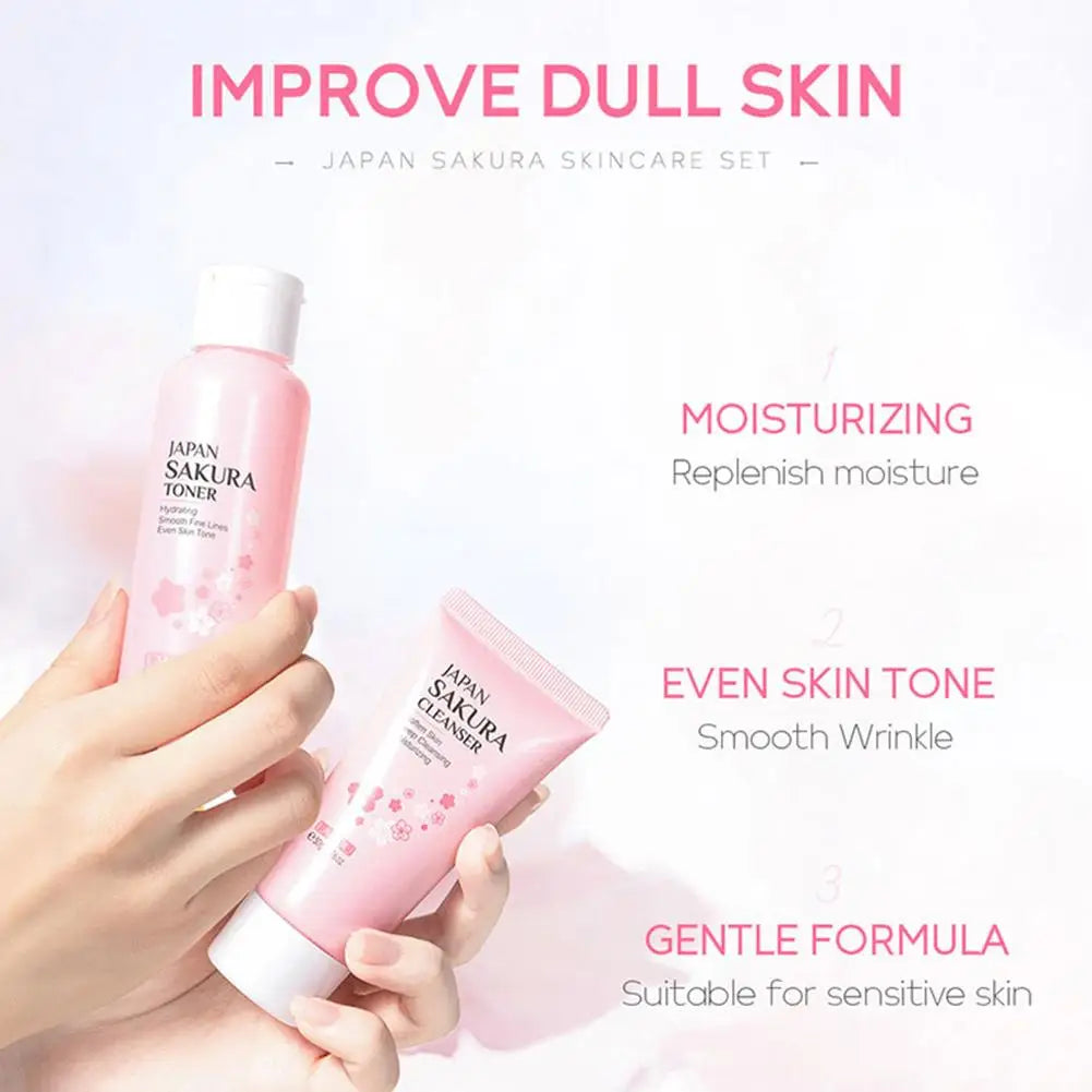Sakura 5-Piece Travel Skin Care Set