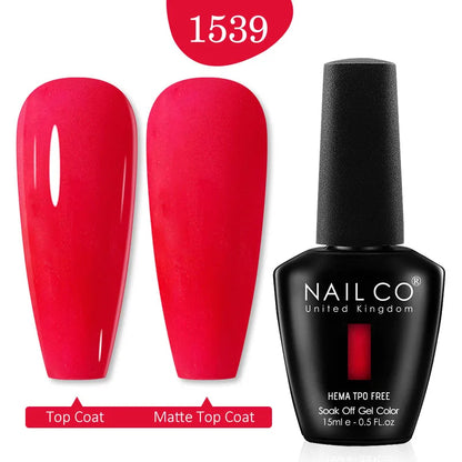 NAILCO 15ML Red Gel Nail Polish