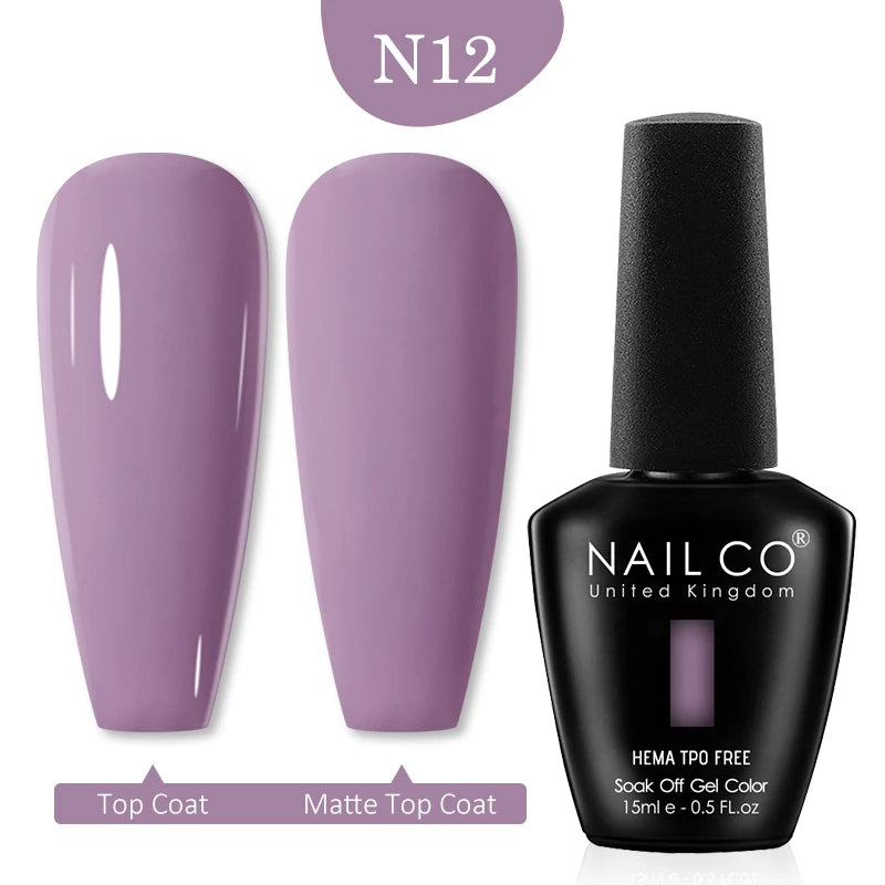 NAILCO 15ML Red Gel Nail Polish