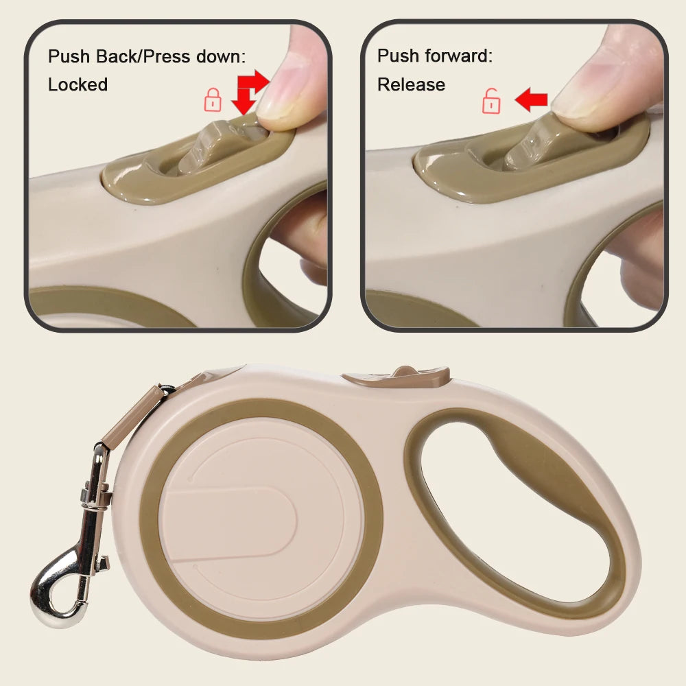 Retractable Nylon Dog Leash