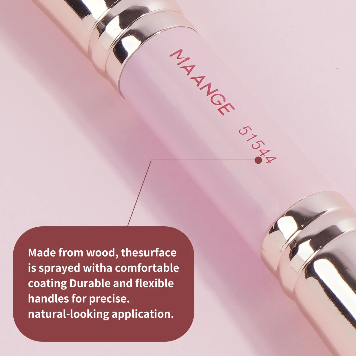 MAANGE 4-Piece Dual-Ended Makeup Brush Set