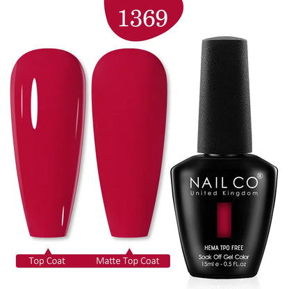 NAILCO 15ML Red Gel Nail Polish