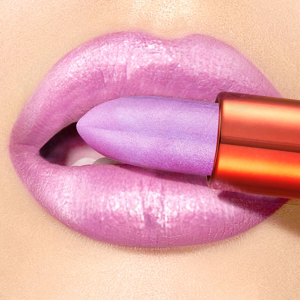 Rose Smoke Glitter Lip Powder