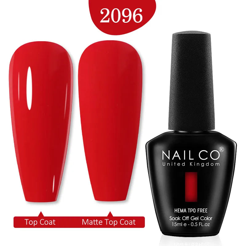 NAILCO 15ML Red Gel Nail Polish
