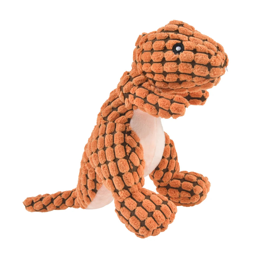 Plush Dinosaur Dog & Cat Toy