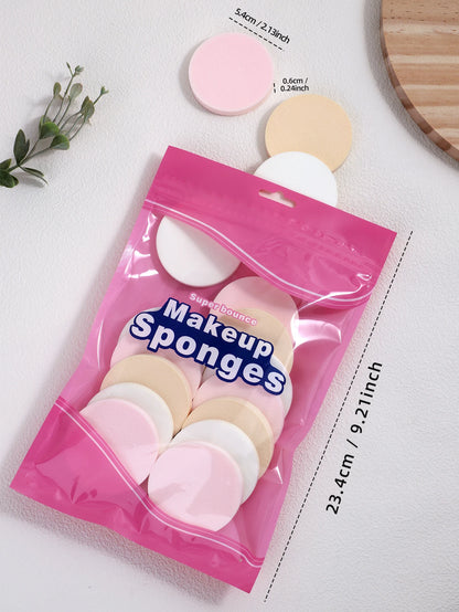 16-Pack Colorful Makeup Sponges
