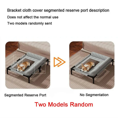 Elevated Mesh Pet Bed with Pillow