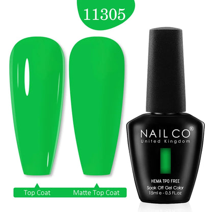 NAILCO 15ML Red Gel Nail Polish