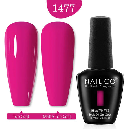 NAILCO 15ML Red Gel Nail Polish