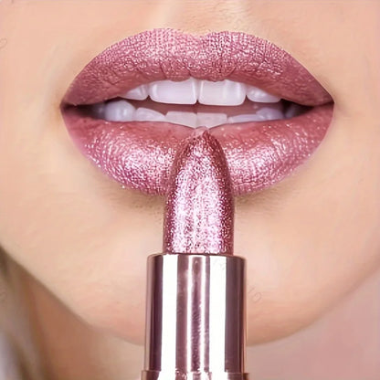 Rose Smoke Glitter Lip Powder